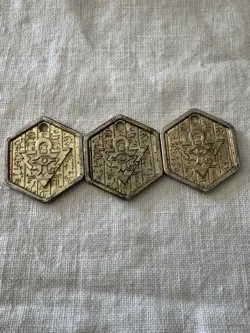 3 Piece Yugioh Yu-Gi-Oh! Hexors Tiles Lot - #12 #42 & #47 Characters - Image 5