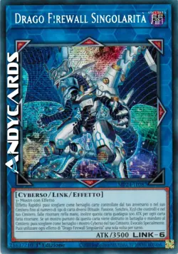 DRAGO FIREWALL SINGOLARITA • Segreta Prismatica • MP24 IT087 • 1Ed • Yugioh! - Image 1
