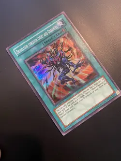 2003 Yugioh - Dedication Through Light and Darkness IOC-095 1st Edition Super LP - Image 4