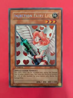 Yu-Gi-Oh! TCG. Injection Fairy Lily. LOD-100. 1st Edition (Secret Rare). NM - Image 1