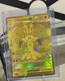 Pokemon Mega Lucario EX Ultra Rare 188/132 Pokemon Card Near Mint English TCG - Image 1
