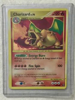Pokemon Charizard Stormfront Holo Card 103/100 Secret Rare - Image 1