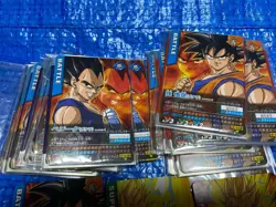 Dragon Ball Data Carddass V Jump Goku Vegeta Unopened Set with Card Sleeve - Image 1