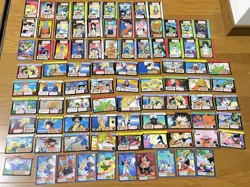 Dragon Ball Z Carddass Super Battle Card Set 88 Cards Used - Image 1