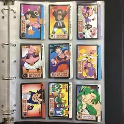 Dragon Ball Carddass 24th Edition 36 Card Set Made in 1995 Used - Image 3