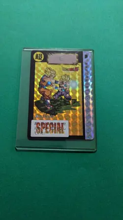 Dragon Ball Z Overseas Carddass Goku Gohan Special Card Used - Image 1