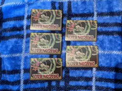 Dragon Ball Card Game Kira Carddass 5 Card Set Vintage Used - Image 2