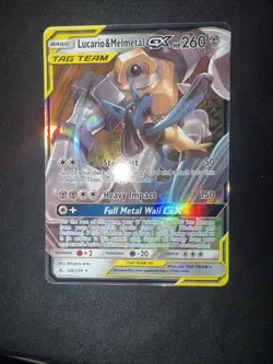 Pokemon Lucario and Melmetal GX SM Unbroken Bonds Card 120/214 NM - Image 4