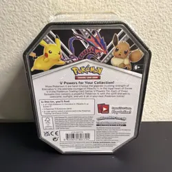 Nintendo Pokemon V Powers Tin Trading Card Game PikachuV - Pikachu Tin 820650807794 - Image 2