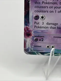 Alakazam EX 25/124 Fates Collide Holo Pokemon Card 2016 Vintage Rare LP - Image 2
