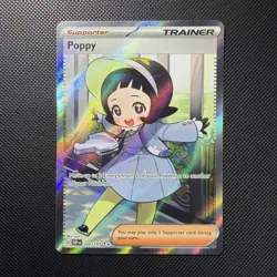 Pokemon TCG - S&V Obsidian Flames - Poppy 220/197 - Ultra Rare N/M Full Art Card - Image 1