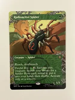 Radioactive Spider (Borderless) [Marvel's Spider-Man] MTG - Image 1