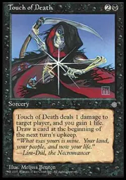 Touch of Death - Light Play MTG Ice Age - Image 1