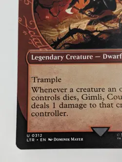 Gimli, Counter of Kills Showcase NM - LTR 0312 - MTG Magic - Image 4