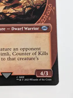 Gimli, Counter of Kills Showcase NM - LTR 0312 - MTG Magic - Image 5