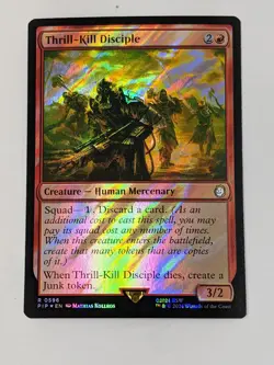 Thrill-Kill Disciple - PIP 0596 - MTG Magic the Gathering Fallout Foil Surge - Image 1