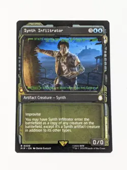 Synth Infiltrator - PIP 0330 - MTG Magic the Gathering Fallout Showcase - Image 1