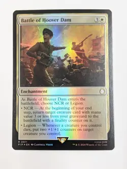 Battle of Hoover Dam - PIP 0011 - MTG Magic the Gathering Fallout Foil - Image 1