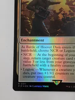Battle of Hoover Dam - PIP 0011 - MTG Magic the Gathering Fallout Foil - Image 4