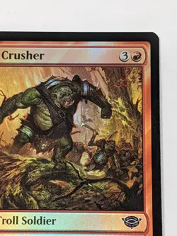 MTG FOIL Olog-hai Crusher - The Lord of the Rings Card # 140 - Image 3
