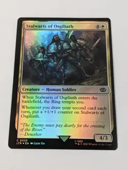 Magic the Gathering NM (mtg): LTR: Stalwarts of Osgiliath - Foil - Image 1