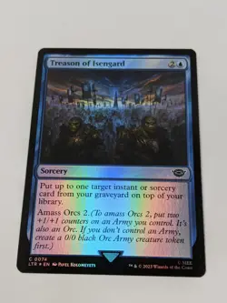 FOIL Treason of Isengard C MTG The Lord of the Rings: Tales of Middle-Earth NM - Image 1