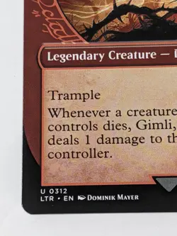 Gimli, Counter of Kills Showcase - LTR 0312 - MTG Magic NM - Image 4