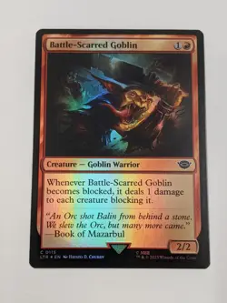 Battle-Scarred Goblin - Foil C MTG The Lord of the Rings: Tales of Middle-Ear - Image 1