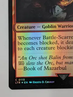 Battle-Scarred Goblin - Foil C MTG The Lord of the Rings: Tales of Middle-Ear - Image 4