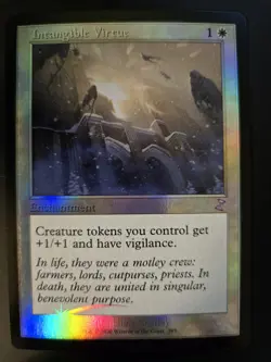 Intangible Virtue NM FOIL Time Spiral: Remastered MTG FREE SHIPPING - Image 1