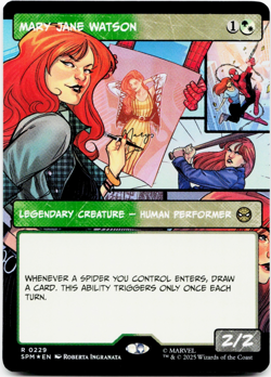 Mary Jane Watson (Borderless) - FOIL - [Marvel's Spider-Man] MTG Magic 🌳⚪ - Image 3