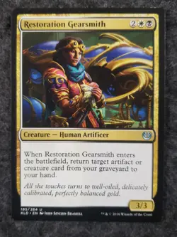 Restoration Gearsmith - Kaladesh #185/264 MTG Magic The Gathering (DS3D1L1) - Image 3