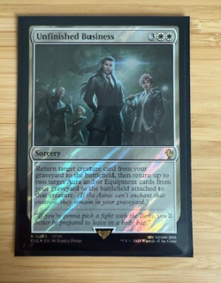 MTG: Unfinished Business (Surge Foil) Commander: Final Fantasy Foil NM - Image 1