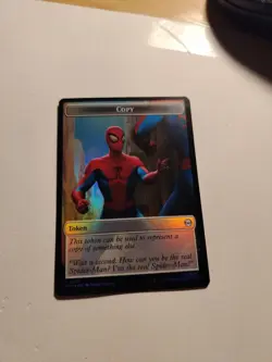 FOIL Copy / Human Citizen Token Marvel's Spider-Man NM MTG - Image 2