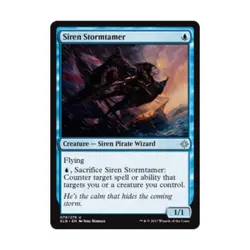WOTC MtG Ixalan Siren Stormtamer (U) (Foil) NM - Image 1
