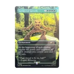 WOTC MtG Magic the Gathering Unnatural Growth (Rainbow Foil) (R) (Foil) NM - Image 1