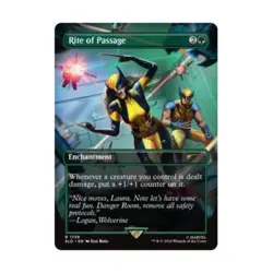 WOTC MtG Magic the Gathering Rite of Passage (Rainbow Foil) (R) (Foil) NM - Image 1