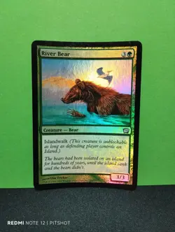 FOIL River Bear / Flussbar - MTG Magic - Image 1