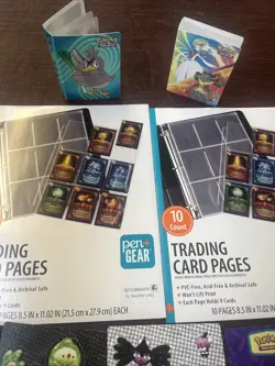 Pokemon TCG Lot, Accessories/Stickers/Mini Binders/Card Sleeves - Perfect Gift!! - Image 3