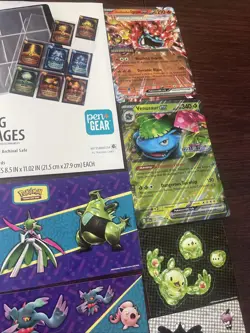 Pokemon TCG Lot, Accessories/Stickers/Mini Binders/Card Sleeves - Perfect Gift!! - Image 4