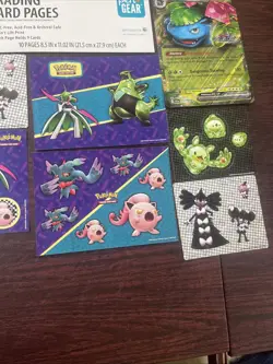 Pokemon TCG Lot, Accessories/Stickers/Mini Binders/Card Sleeves - Perfect Gift!! - Image 5
