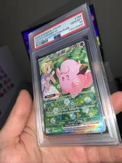 2025 POKEMON JTG 184/159 LILLIE'S CLEFAIRY EX SPECIAL ILLUSTRATION RARE PSA 10 - Image 1
