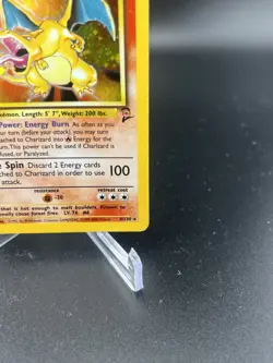 2000 Pokemon Base Set 2 4/130 Charizard Holo Nice Swirl - Image 4