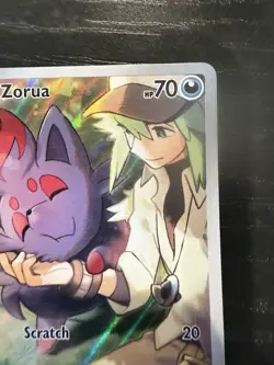 Pokemon Cards N's Zorua SVP189 Journey Together Black Star Promo Near Mint TCG - Image 4