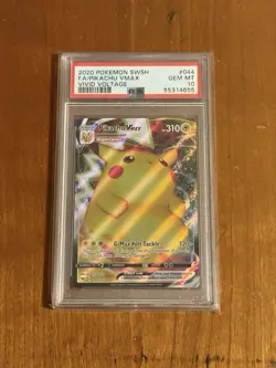 2020 Pokemon Vivid Voltage Pikachu VMAX Full Art 044/185 PSA 10 GEM MINT HOT🔥🥵 - Image 1