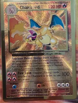 2021 Pokemon Celebrations Charizard Classic Gold Metal Premium Collection 4/102 - Image 1