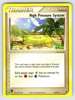 High Pressure System 85/97 2003 EX Dragon Pokemon Card Nintendo Trainer - VLP - Image 1