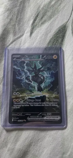 Pokemon TCG Zekrom EX Card SIR 166/086 English Black Bolt - Image 1