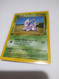Mint/Nm Pokemon Card - 1st Edition French Nidoran 55/102 Common Base Set - Image 1