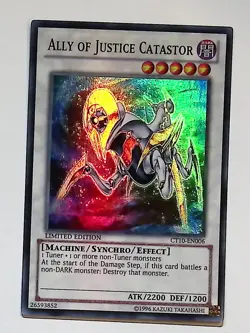 Ally of Justice Catastor - CT10-EN006 - Super Rare - Limited Edition Yugioh - Image 1